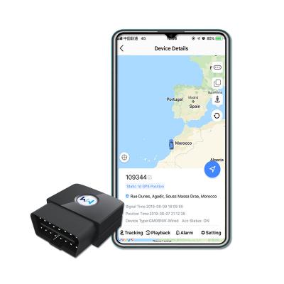 China Mini Car Rental High Quality 2G Radio OBD GPS Tracker Anti-theft Real Time Tracking Locator for sale