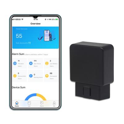 China Car Rental OBD GPS Car Tracker Fleet Management Car Black Box Real Time Tracking for sale