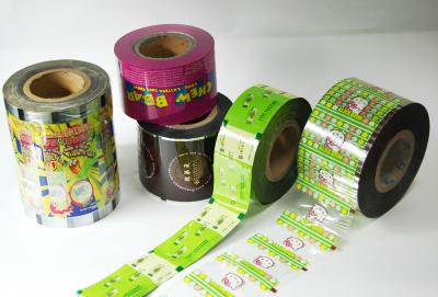 China Flexible Plastic Packaging Film , Matte Finish Printing Shrink Wrap Plastic Rolls for sale