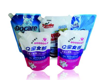 China Multi Color Laundry Detergent Pouches , Stand Up Water Pouch Plastic Bag For Liquids for sale