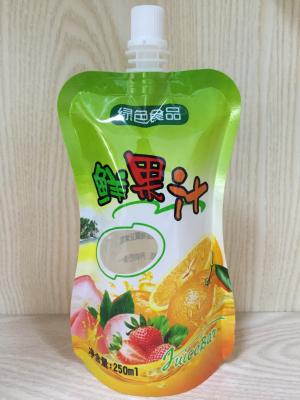 China Spout Pouch Stand Up Clear Drink Liquid Pouch Packaging For Food Industrial for sale