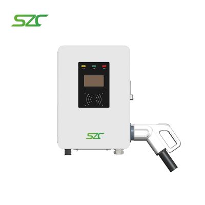 China SZC Samll Cargador de CC de 7 kW 15 kW CCS2 Uso rápido en el hogar de la caja de recarga de la pared Plie OCPP 2.0J Opcional en venta