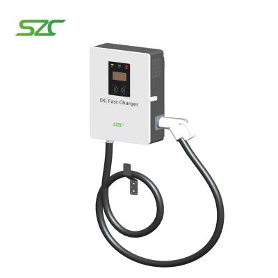 China CCS2 Single Gun 4G Wifi DC Charger 20kW 30kW 40kW para proyectos de ingeniería inmobiliaria comercial en venta