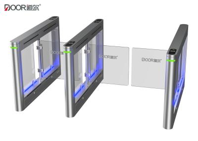 China Sus304 Brushed Ss Indoor Swing Gate Turnstile With Card Reader Ip42 Rating for sale