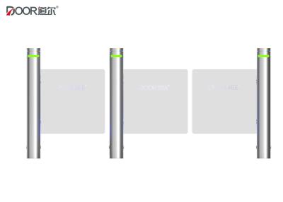 China Gebürstete Edelstahl-Schwenktür Turnstiler mit Infrarot-Sensor-Rost-Beweis zu verkaufen