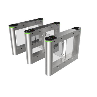 China SUS304 School Turnstile Gate Access Control With Tempered Glass Card Cover for sale