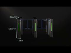 High-End Screwless Fast speed Turnstile Gate With 0.3S servo Motor