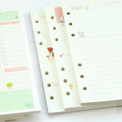 China Mini High Quality Office and School Stationery Advance Notebook Refill Loose Paper for sale