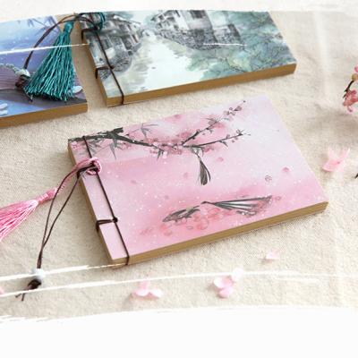 China Hot Selling Chinese Hardcover Vintage Style Hardcover Book Diary Notebook for sale