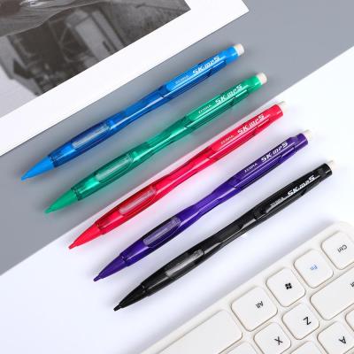 China School& Mechanical Pencil Japan Zebra Side Press Pencil 0.5mm Single Colors 5 Colors Pencil With Eraser For Student Writing School Supplies for sale