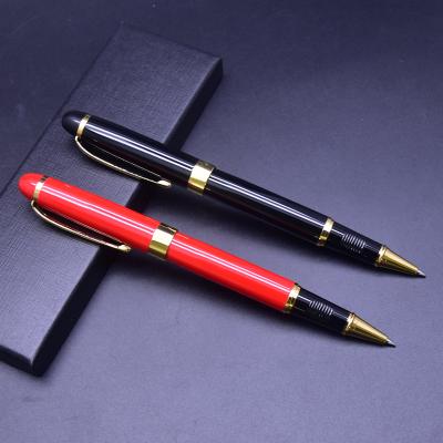 China office & School Pen Yiwu Stationery Metal Gel Pen Red Black Ink Learn Office School Stationery Gift Pens Hotel Business Writing Ballpoint Pen 0.5mm for sale