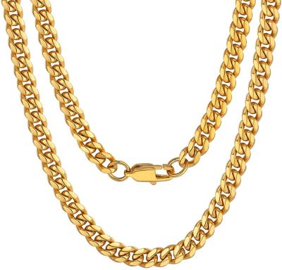 China Custom Hiphop Hiphop Jewelry With Picture 18K Gold Mens Cuban Link Chain Wholesale Hiphop Jewelry Chain for sale