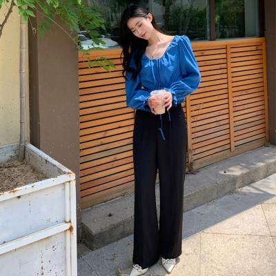 China Anti-wrinkle hot selling high quality commuter temperament pants directly casual women's trousers summer pants custom for sale