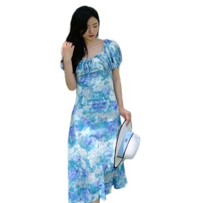 China Summer Feature Anti-wrinkle Factory Hot Sales Style Cotton Breathable And Translucent Dress for sale