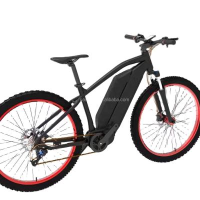 China Aluminum Alloy E-Mountain Bike, 48V Lithium Battery, 8 Speed, 27.5