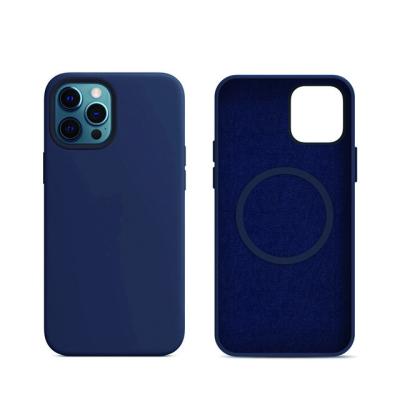 China Waterproof Anti-drop Cell Phone Fiber Cases For iPhone 11 12 Mini Pro Max Silicone Case For Wireless Charging for sale