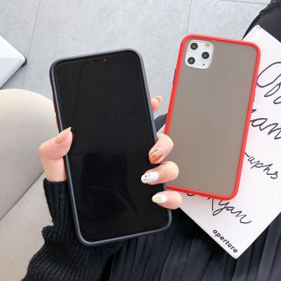 China Anti-drop factory wholesale price 2 in 1 case in white for iphone ultra xiaomi samsung s21 note a12 20 single color mobile phone cover for sale