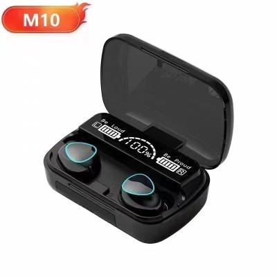 China New M10 In-Ear Headphones 5.0 Tws Auriculares Wireless Mini In-Ear Sports Hi-Fi Running Headset LED Earbuds for sale