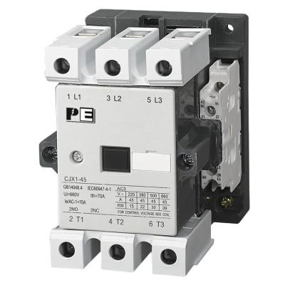 China 50/60HZ CJX1-3 Pole AC Contactor With High Performance CJX1-45A for sale