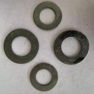 China F436 Flat Steel Washer, 1/4'' - 4'', Black Oxide For  Oil And Gas Industry for sale