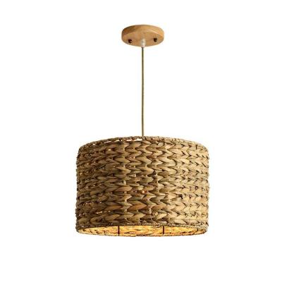 China 2021 New Design Natural Farmhouse Style Rattan Pendant Lighting For Kitchen Restaurant Cafe Home Bar for sale