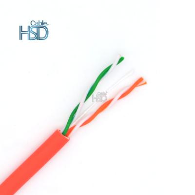 China PC Certificated 2 Pairs Copper Cable RJ45 Network Cable Telephone Cable 100M UTP CAT5E 2 ftp CAT5E for sale