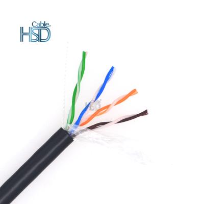 China PC Cat5 / 5e 4 Pair UTP Unshielded Outdoor Network Cable Custom Category 5e Cable for sale