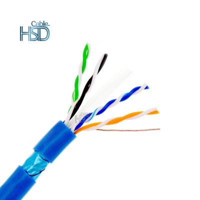 China Custom PC Grade Cat6 6 Cable 4 Pair STP Shielded Indoor Network Cable for sale