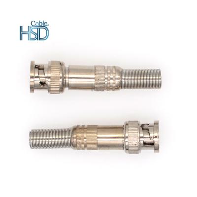 China High Quality Male RG59 RG6 BNC Coax PIN Connector Factory Plug Rg59 Rg6 Bnc Connector for sale