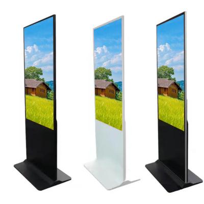 China Custom Indoor Floor Stand Indoor Digital Signage TV Stand Interactive LCD Touch Screen Advertising Machine LCD Video Player for sale