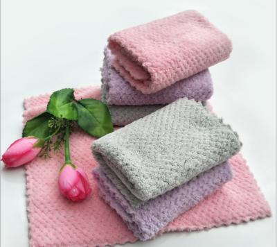 China Double-Sided Coral Cloth Household Clean Cloth Dishcloth Addicted to Viable Kitchen Drink for sale