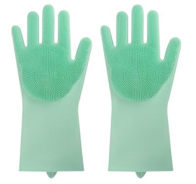 China Magic Wash Dishes Kitchen Silicone Clean Gloves for sale