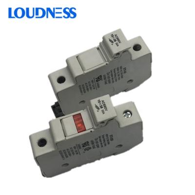 China RT18-32X LOW VOLTAGE Din Rail Type 10x38 mm 1 Pole Fuse Holder With Indicator Light for sale