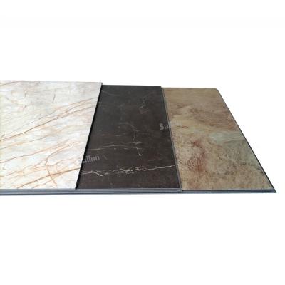 China Luxurious SPC RVP Marble Stone Grain Vinyl Plank Flooring for Bathroom and Kitchen for sale