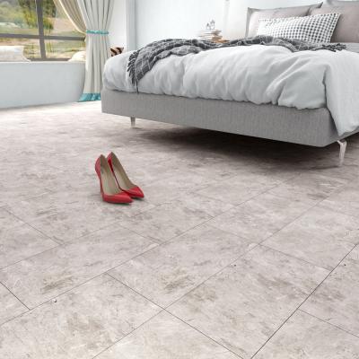 Chine Commercial anti-dérrapage SPC carreaux rigides imbattable pour et imperméable à l'eau PVC marbre Design tapis à vendre