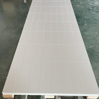 China Banheiro Materiais ecológicos 4 mm PVC Pedra Mármore Clique Bloqueio SPC Painéis de parede à venda