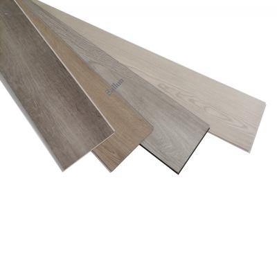 China Indoor Hospital SPC Laminate PVC LVT LVP Vinyl Flooring 2021 Click Light Grey Floor Tiles for sale