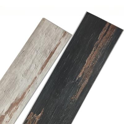 China Hotel 5mm SPC Click Vinyl Rigid Core Wood Flooring in 9''x48'' Plank Size Free Sample for sale