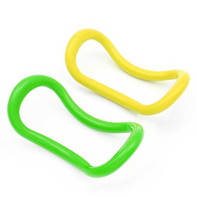 China Yoga Exercising Ring Pilates Circles 2 Pack Yoga Fascia Stretching Ring Training Tool For Toning Thighs for sale