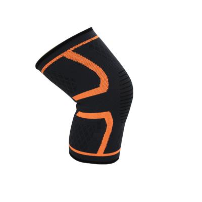 China Soccer Basketball Weightlifting Compression Knee Support Flexible Knitted Knee Sleeve For Sports Protection for sale