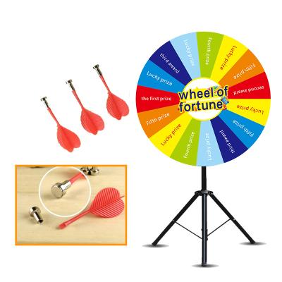 China Magnetic Dart Board 100 Lottery Turntable Lucky Draw Spin Spinning Professional Lucky Wheel Dry Erase 91 Fortune Game Color Customizable for sale