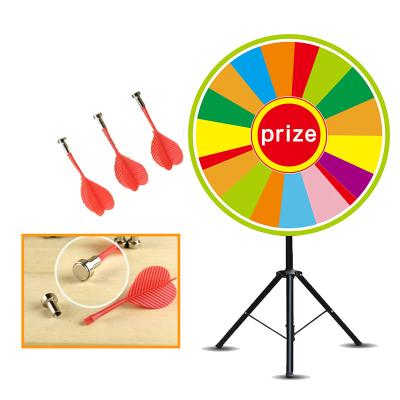 China Magnetic Lottery Turntable Board Lucky Dart 80 Draw Spin Spinning Professional Lucky Wheel Dry Erase 96 Fortune Game Color Customizable for sale