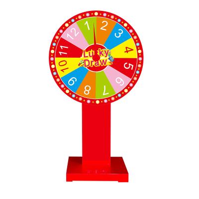 China 80 Activities Lottery Turntable Draw Lucky Spinning Spinning Lucky Wheel Professional Dry Erase 72 Fortune Game Customizable Wooden Color for sale