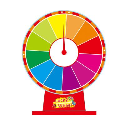 China Diameter 25cm table top lottery turntable the wheel of fortune game machine 04c spiritual lucky wheel spin for sale