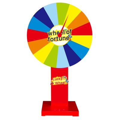 China Lottery 60 Wooden Controllable Turntable Suction Lucky Spin Spinning Lucky Wheel Professional Dry Erase 34 Fortune Game Color Customizable for sale