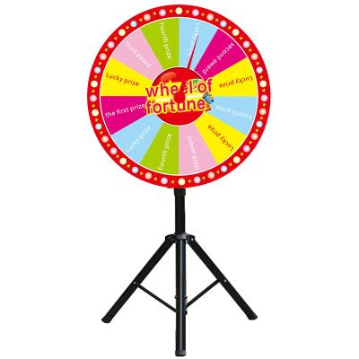 China Lucky 60 Lottery Turntable Draw Spinning Spinning Professional Dry Erase Lucky Wheel 110 Fortune Game Color Customizable for sale