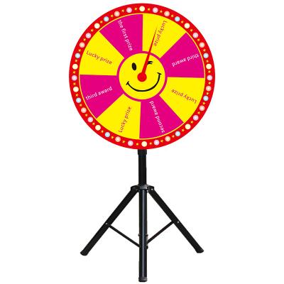 China 60 Controllable Lottery Turntable Draw Lucky Spin Spinning Professional Dry Erase Lucky Wheel 15 Fortune Game Color Customizable for sale