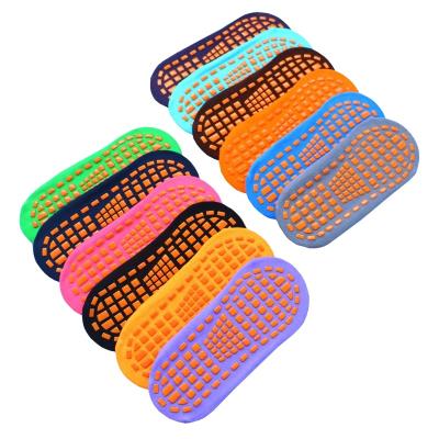 China Custom Disposable Non-slip Yoga Trampoline Grip Uron Trampoline Socks for sale