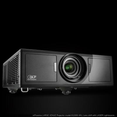 China LARGE laser PROJECTOR inproxima K1000WU outdoor business venue DLP laser projector with 20,000 hoursLight source life for sale