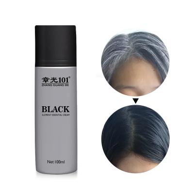 China Black Hair Serum Herbal Extracts Hair Care Treatment Daily Naturally White Hair for sale